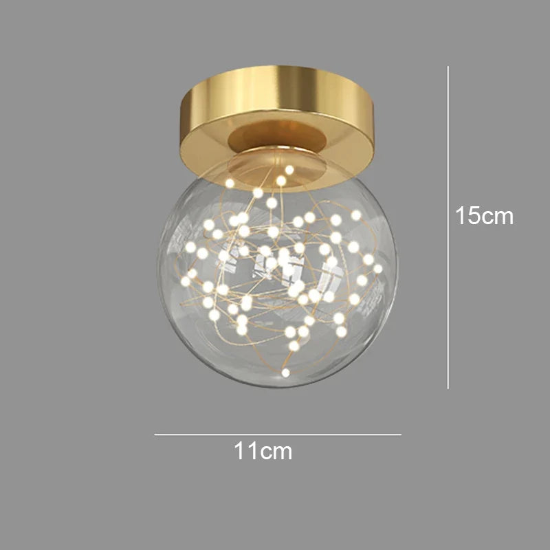 Plafonnier LED nordique éclairage intérieur décoration de la maison salon Table à manger chambre couloir vestiaire plafonnier