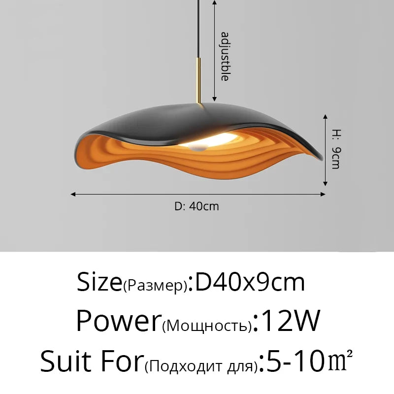 lustre d'art moderne minimaliste wabi-sabi pour bar créatif