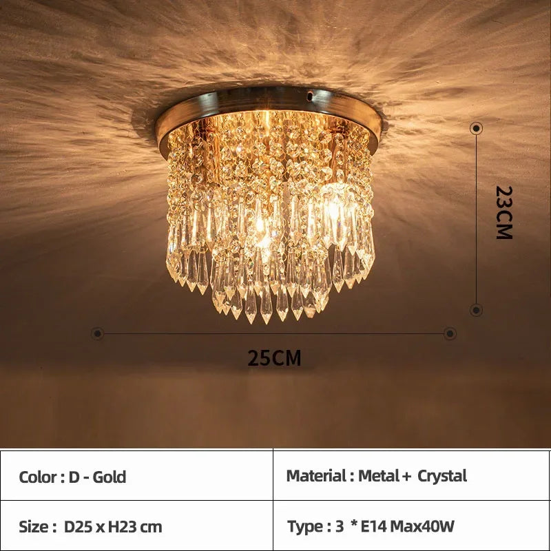 plafonnier led en bois style bohème moderne avec cristal élégant