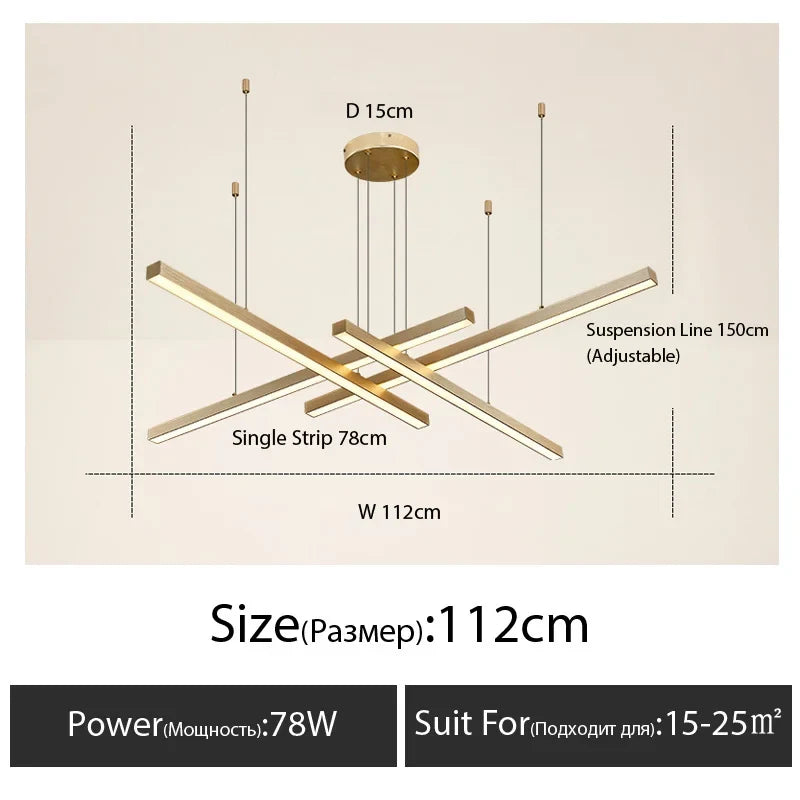 plafonnier led suspendu au design nordique moderne décoratif intérieur