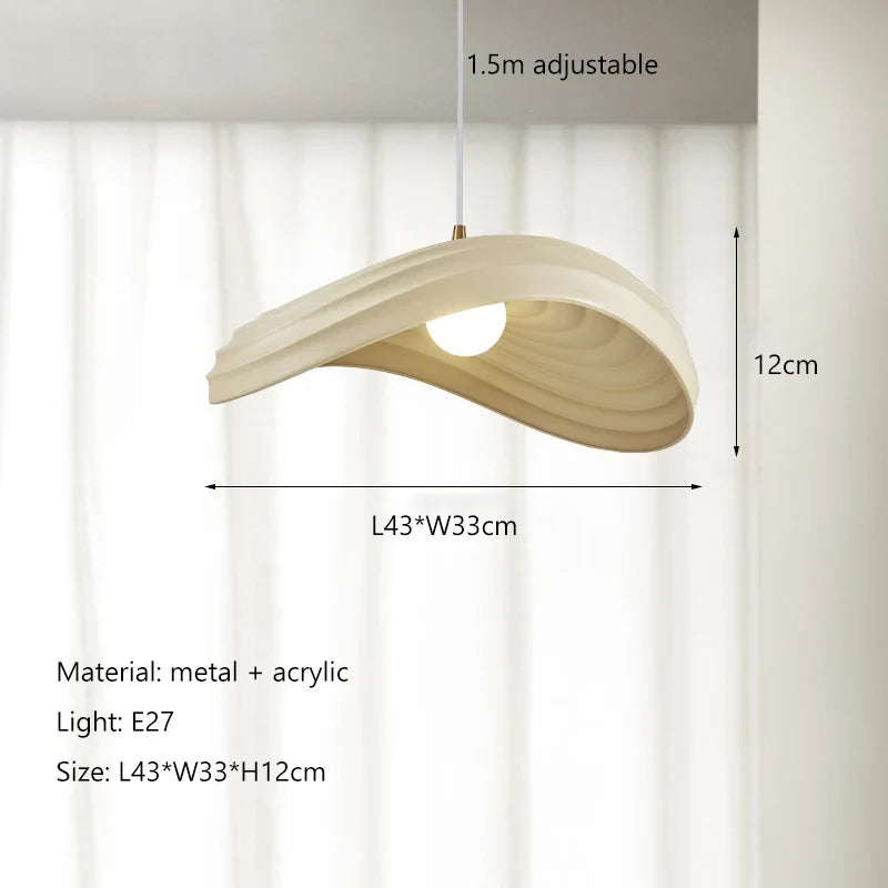lustre style wabi sabi nordique led pour décoration maison
