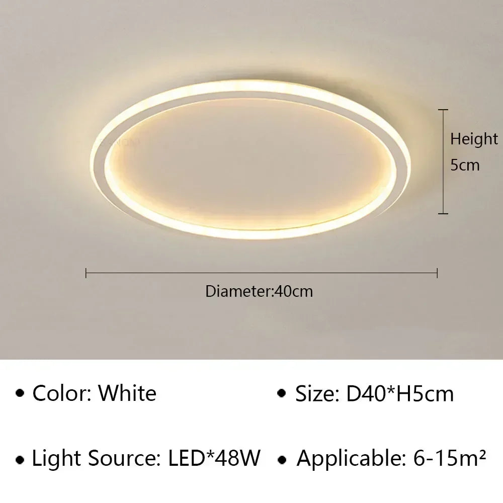 lustre moderne à leds pour décoration intérieure élégante