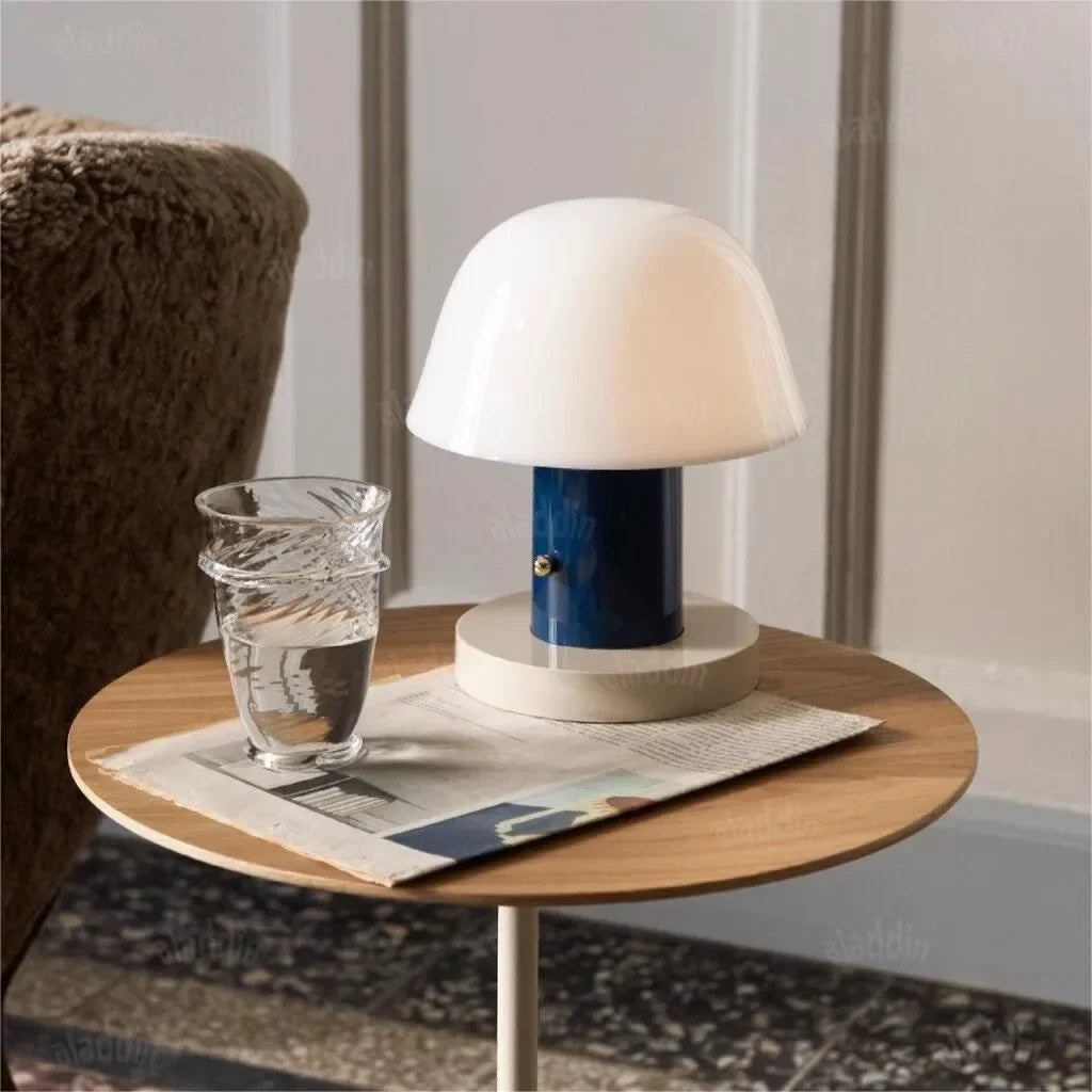 lampe à poser rétro danoise ambiance chaleureuse et décorative