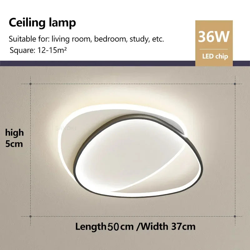 lustre intérieur moderne à leds pour décoration de la maison