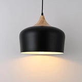 Suspension nordiques en bois massif abat-jour en aluminium lampe suspendue pour la maison Restaurant Bar hôtel café décor à la maison éclairage intérieur