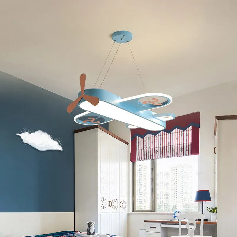 appliques suspendues led pour enfants en bois et métal