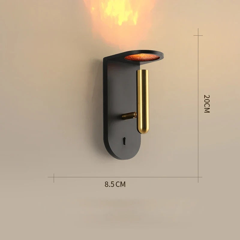 lustre led minimaliste flamme luxe appareil ménager moderne