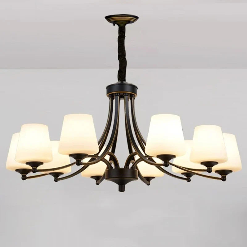Lustre led design moderne luminaire décoratif d'intérieur