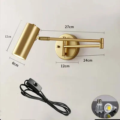 Applique murale led pivotantes tactile