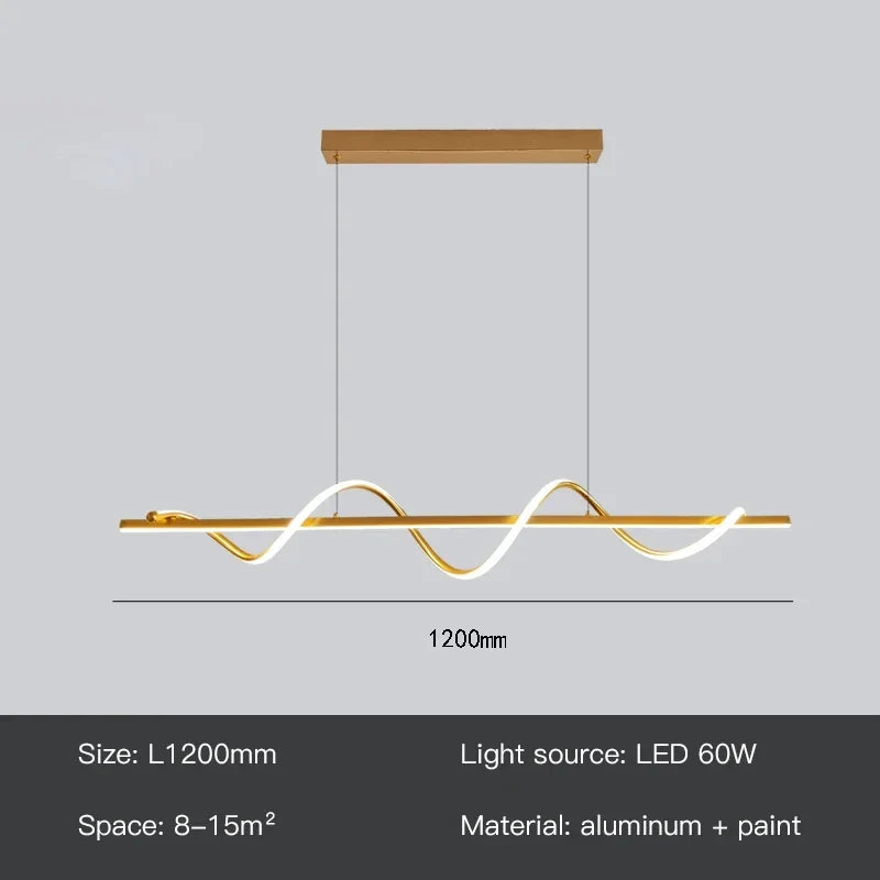 suspension LED rotative avec télécommande pour décoration intérieure