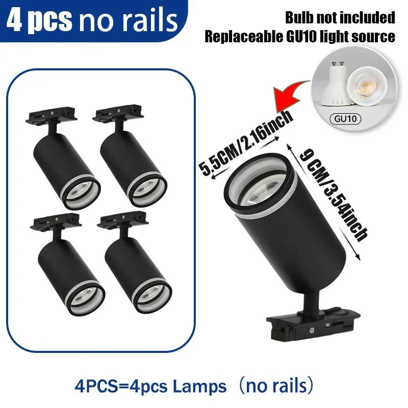 spot led décoratif pour rail de magasin intérieur