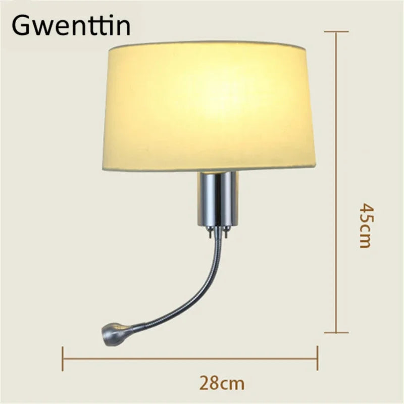 applique murale à led moderne pour décoration intérieure et lecture