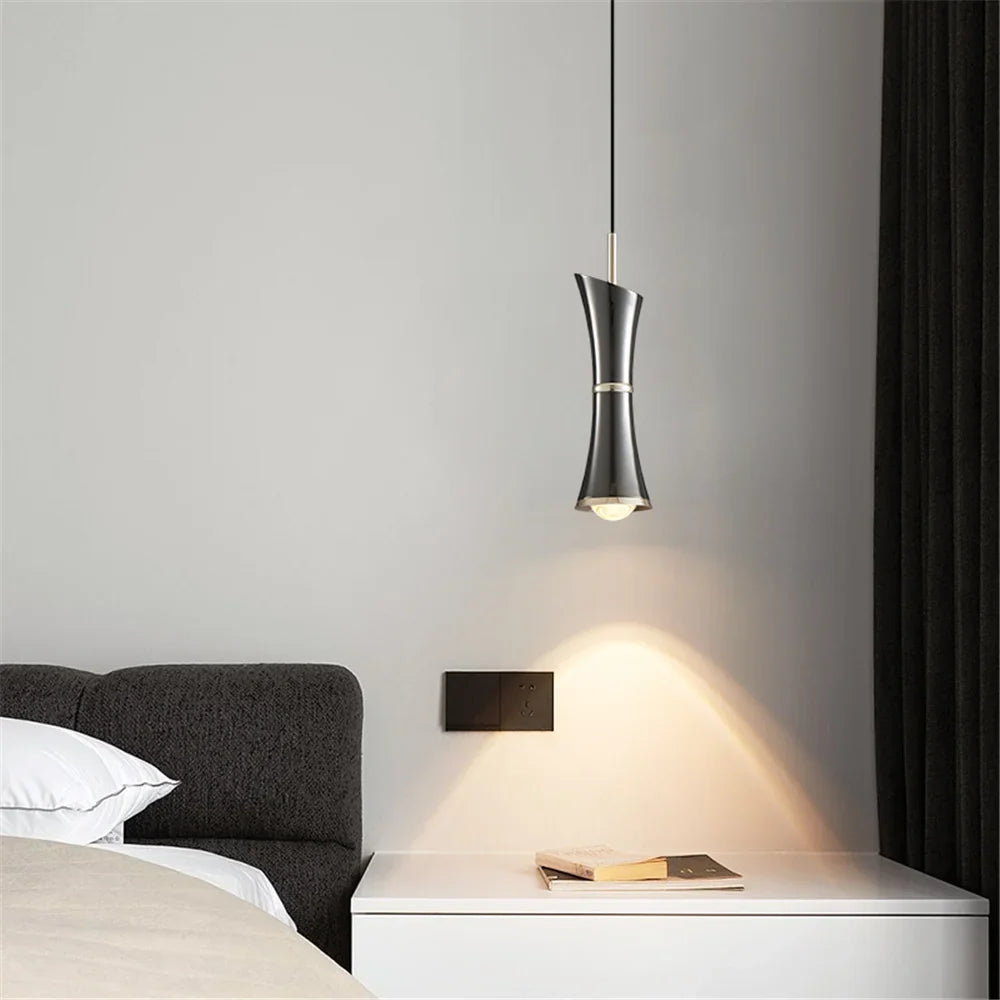 suspension design postmoderne en led pour intérieur élégant