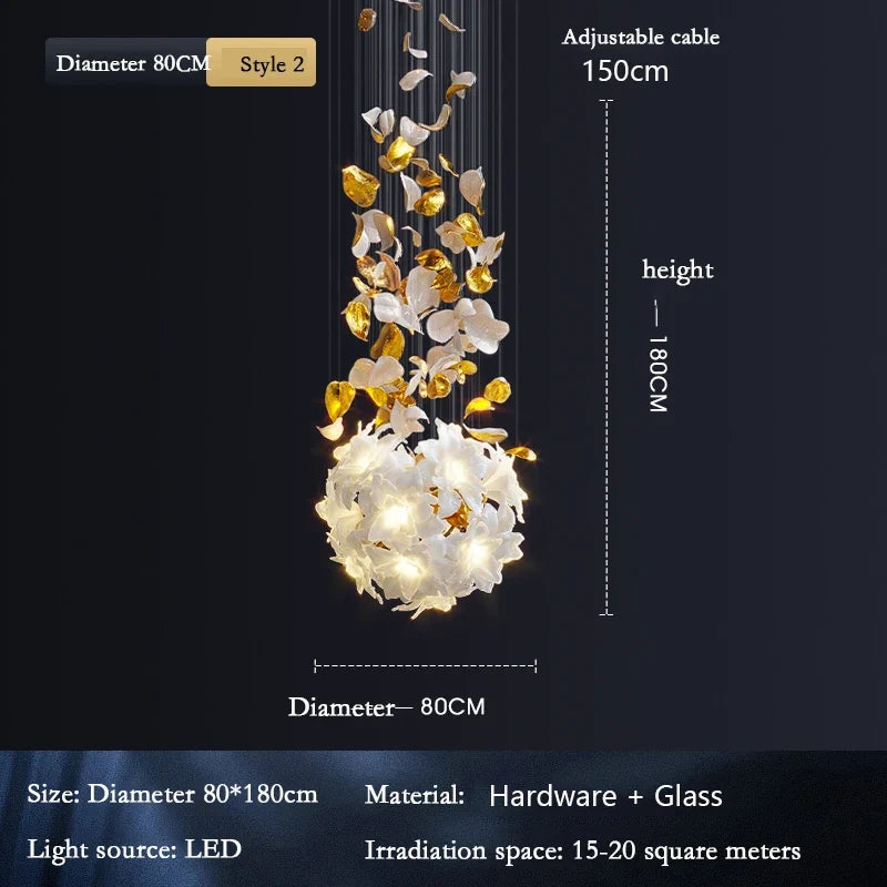 lustre led moderne pour décoration et éclairage maison
