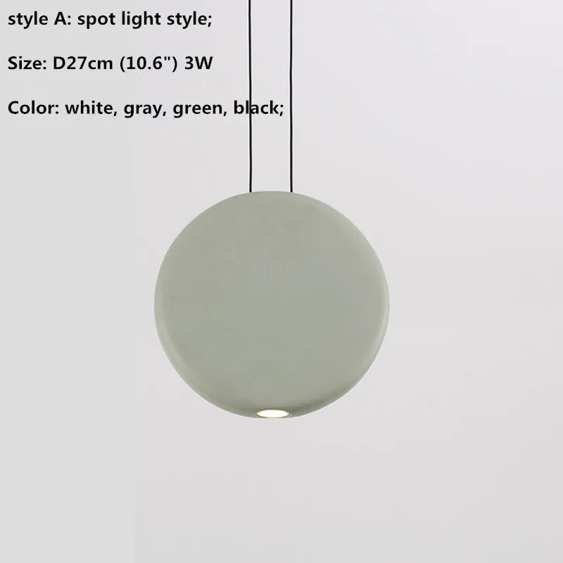Barre nordique suspension LED lumière moderne canapé goutte lumière ronde résine Lustre lampe suspendue salle à manger suspension LED luminaires