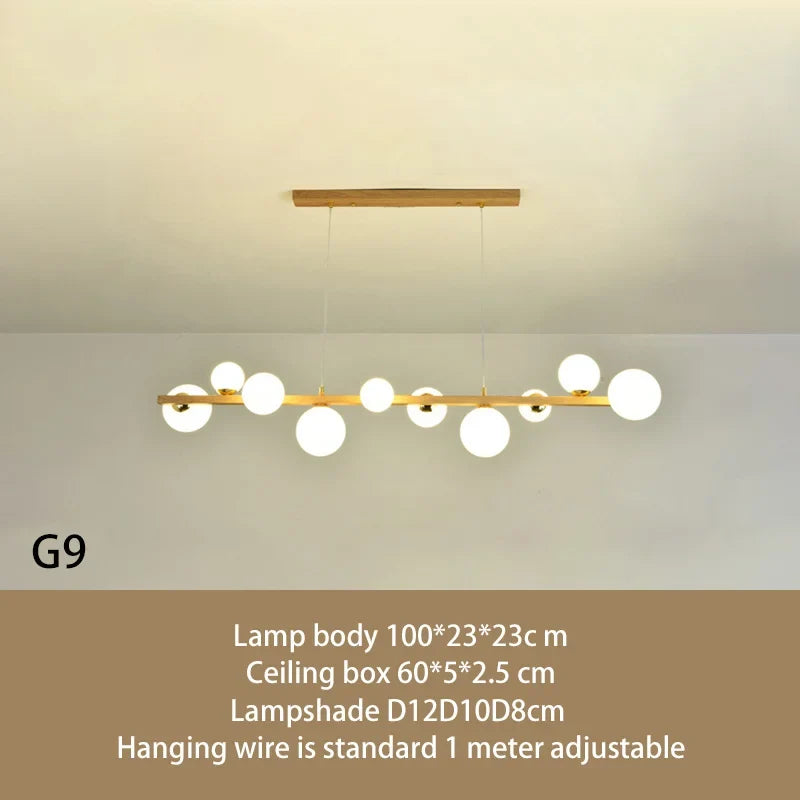 lustre abat-jour en verre suspension décor maison luminaire