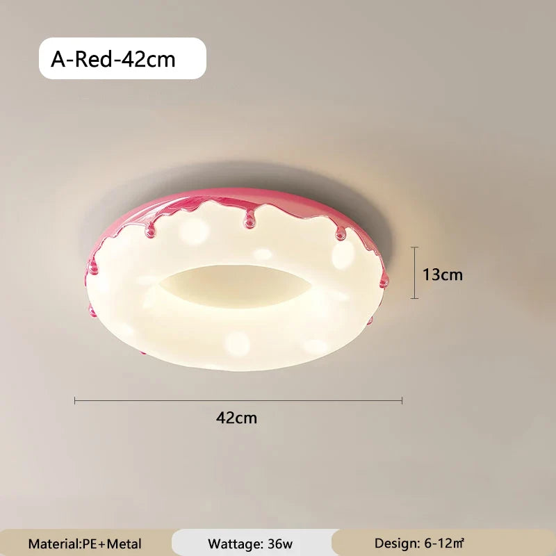 lustre donuts lampe ronde à bulles pour enfants protection des yeux
