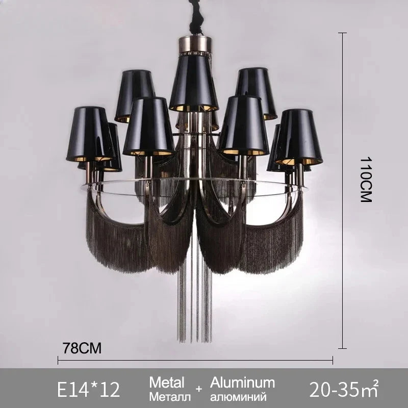 lustre de luxe pour mariage entrée et décoration élégante