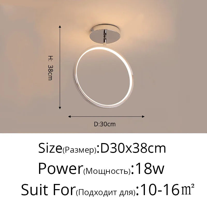 lustre moderne led créatif en aluminium pour restaurant bar