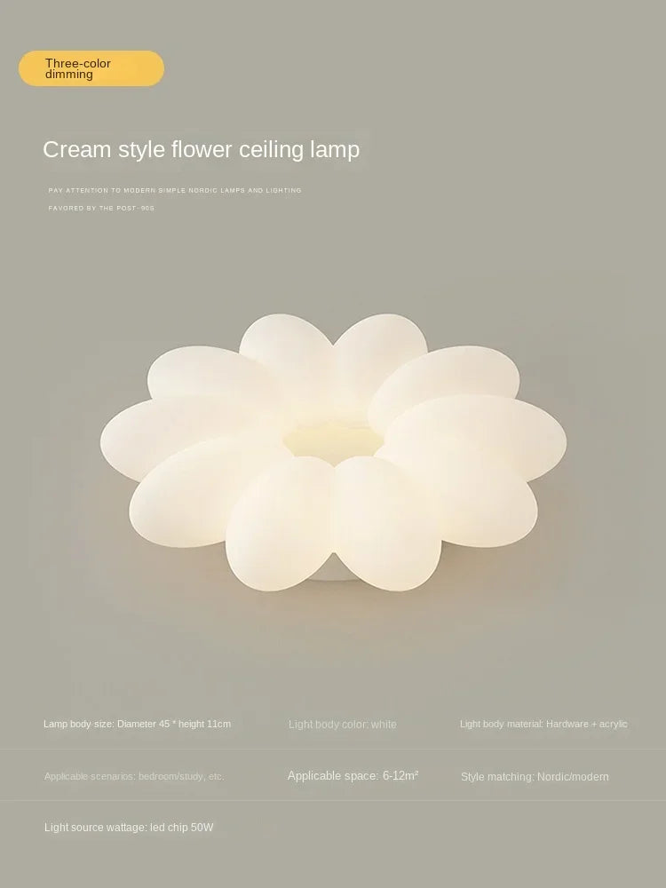 lustre créatif à pétales pour un éclairage chaleureux et apaisant