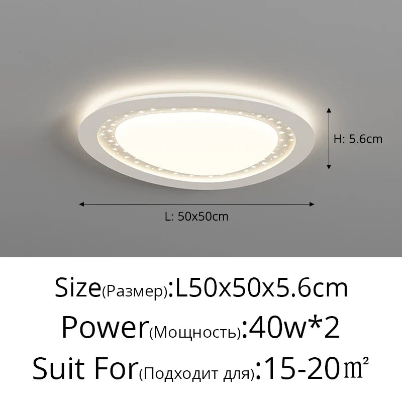 lustre led moderne galets gypsophile style simple protection des yeux