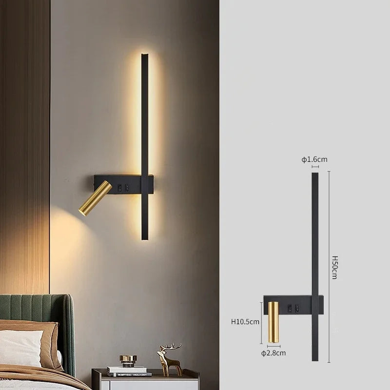 lampe de chevet murale scandinave pour intérieur moderne