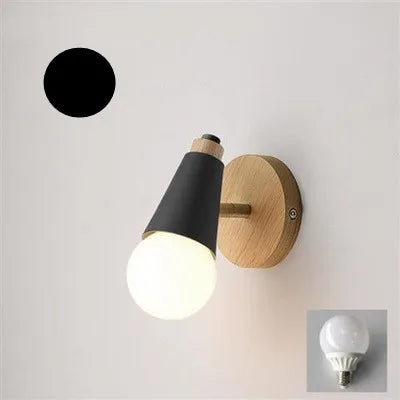 Nordique Simple applique chambre d'enfant chambre chevet canapé fond mur Led lumières allée escalier couloir décor éclairage