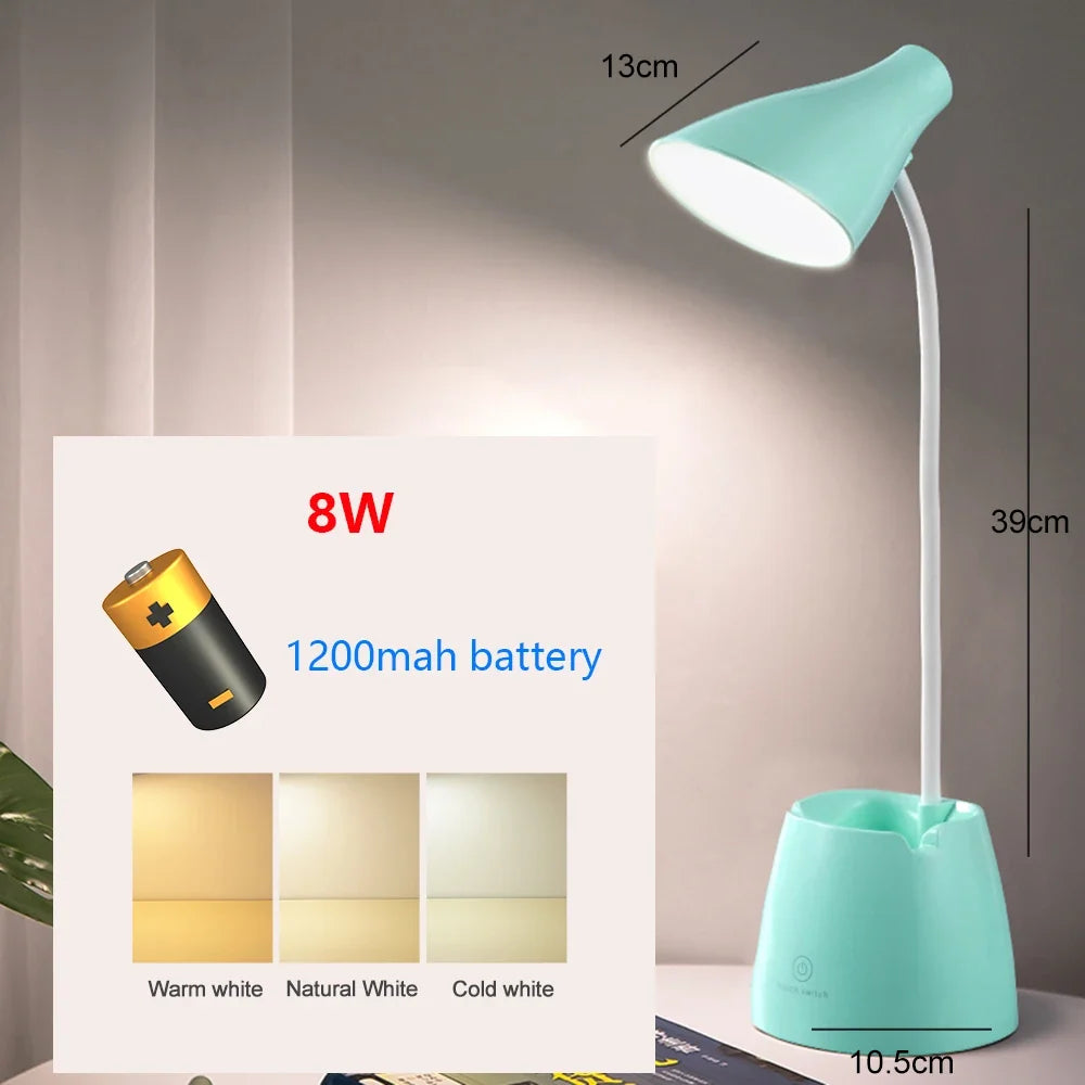 lampe de bureau led tactile usb gradation protection yeux