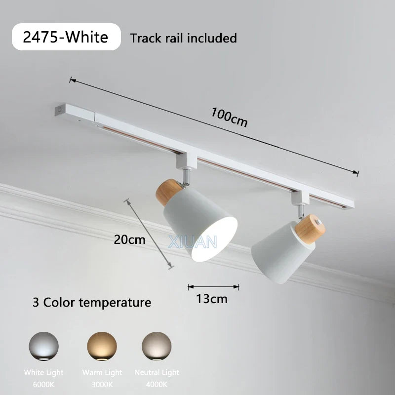 suspension led en bois pour table à manger nordique