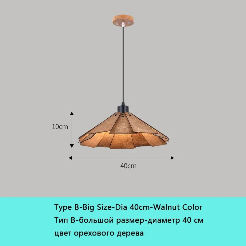 lampe suspendue led bois style wabi-sabi intérieur diy 2022