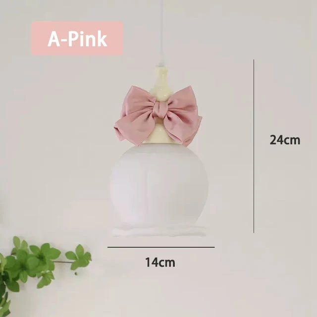 suspension romantiques pour enfants avec abat-jour en verre