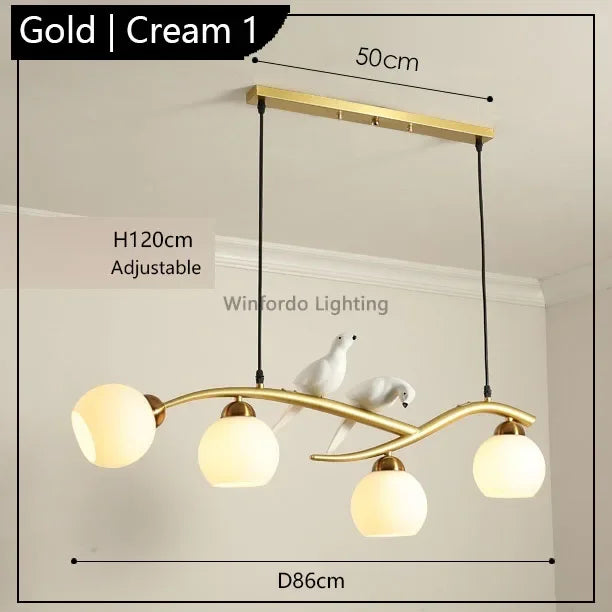 suspension design moderne forme oiseau scandinave décoratif winfordo