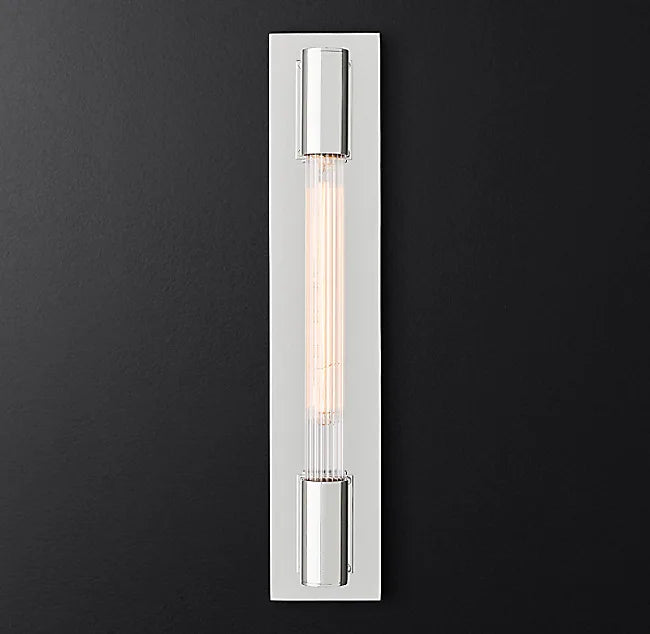 applique murale led rétro en cuivre chrome noir décorative pour intérieur