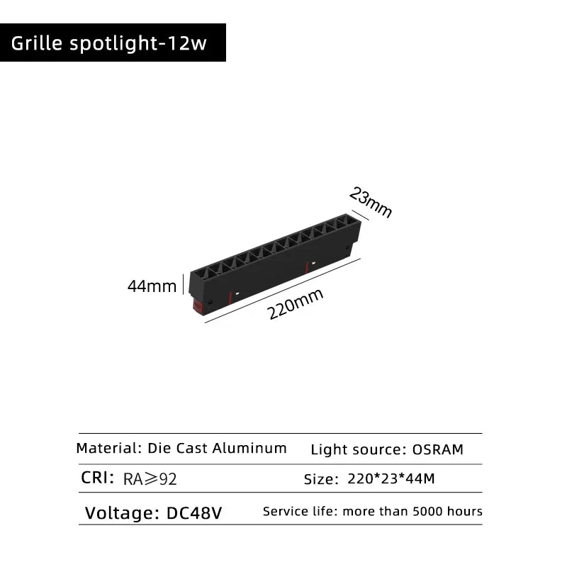 lampe led magnétique à intensité variable projecteur de plafond zigbee