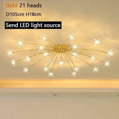 plafonnier led moderne nordique créatif ciel étoilé pour décoration maison