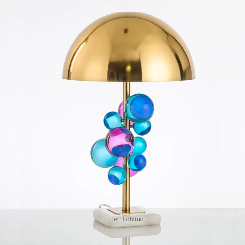 lampe à poser en cristal design pour intérieur moderne