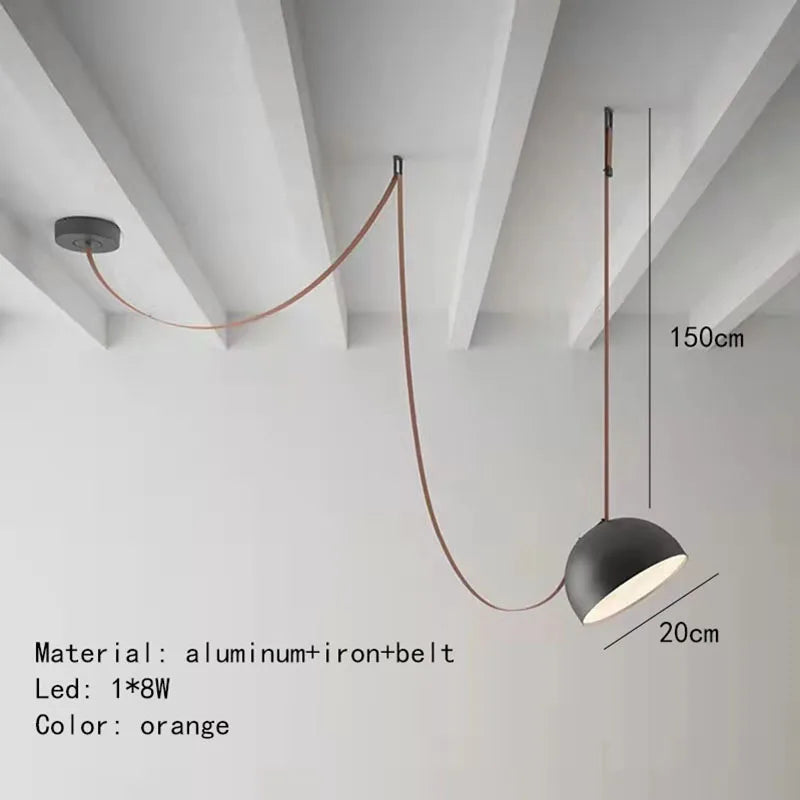 suspension en cuir artificiel pour bureau et magasin