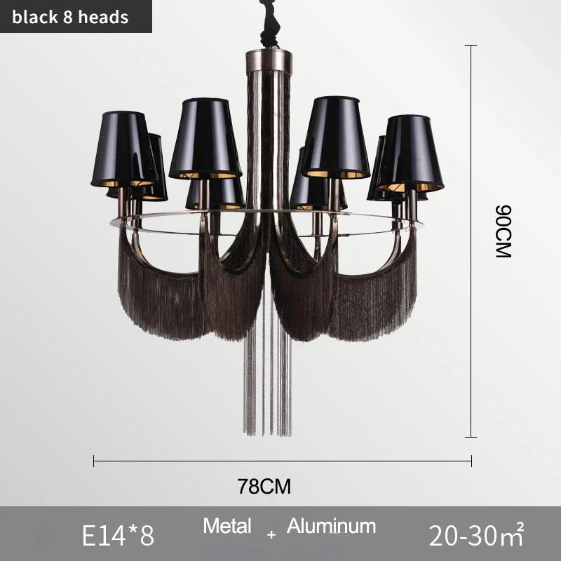 lustre de luxe moderne pour mariage avec lumières intégrées