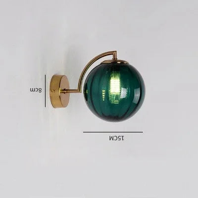 Applique murale led verre nordique