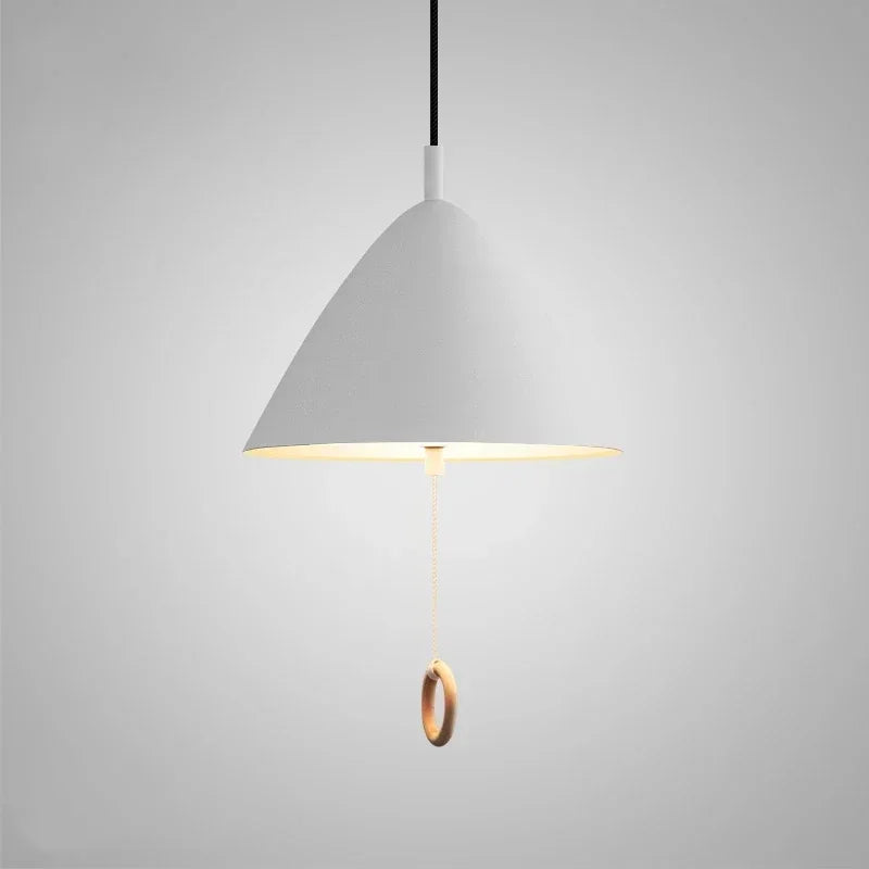 Denmark Designer Pendant Lamp Macaron Suspension Dinning Room Bedroom Ceiling Hanging Pull Switch Light Fixtures
