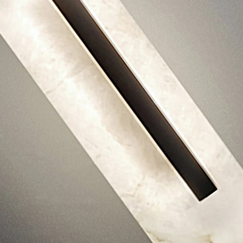 40CM High Natural Marble Wall Lamp Led Postmodern Living Room Bedroom Home Decor Light Luxury Bedside Hallway Sconce