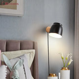 applique murale nordique simple avec interrupteur rotatif