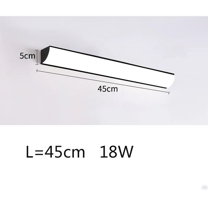 Elegant Aluminum Wall Mounted Sconce Lamp with 18W 26W 36W 48W Super Bright Lighting for Porch, Daily Lighting, Yard and Garden
