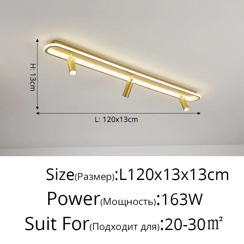 lustre led moderne pour éclairage intérieur gradation longue