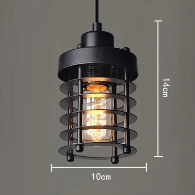 suspension vintage style industriel nordique en fer