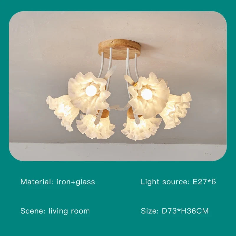 lustre créatif fleurs décoration nordique pour intérieur moderne