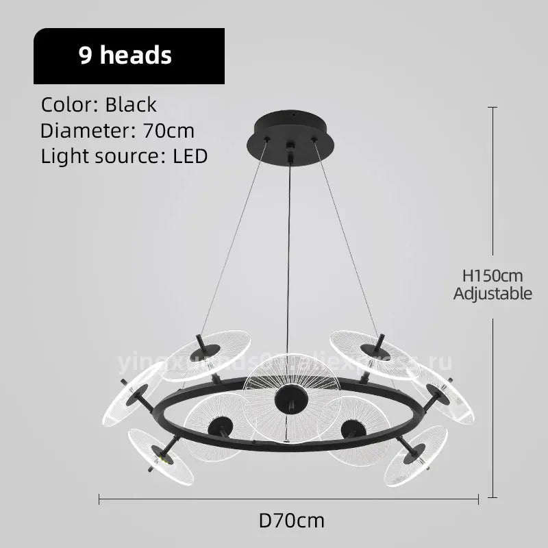 lustre moderne pour éclairage intérieur design élégant