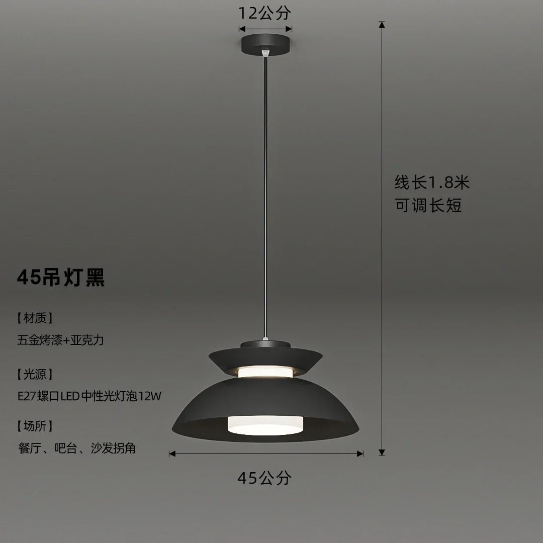 suspension moderne design danois wabi-sabi pour espaces contemporains