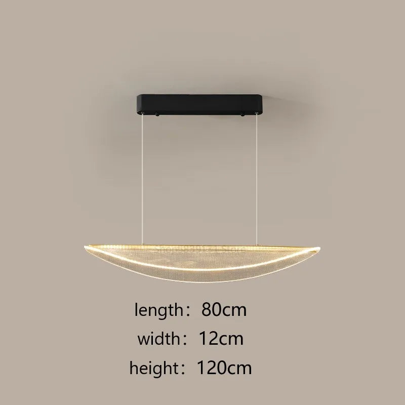 lustre acrylique moderne pour maison et restaurant