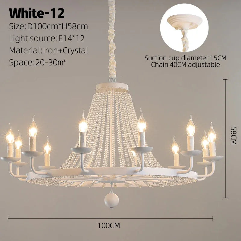 lustre cristal suspendu lumineux pour décoration intérieure élégante